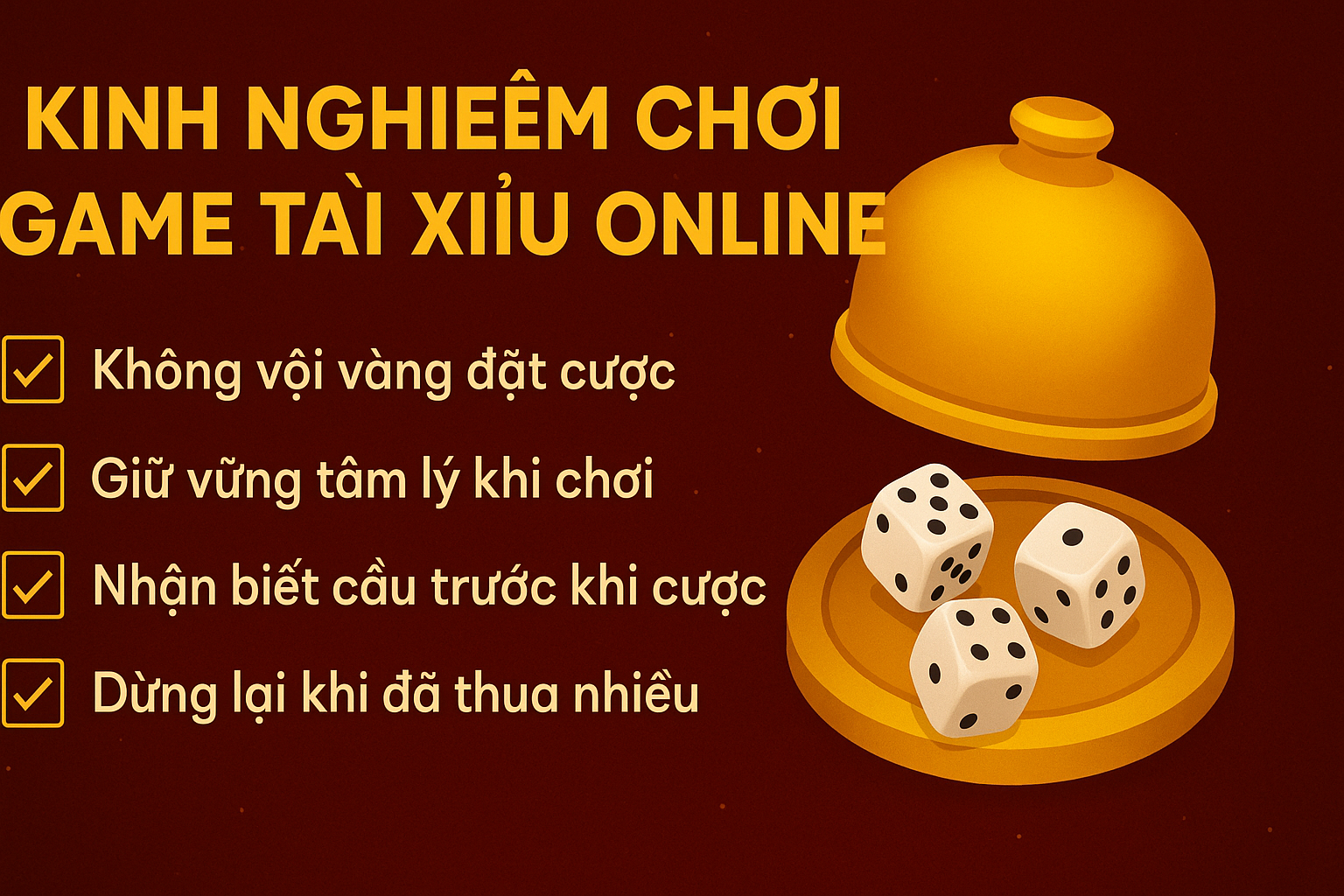 Kinh Nghiệm Chơi Game Tài Xỉu Online – Hướng Dẫn Từ Cơ Bản Đến Cao Thủ
